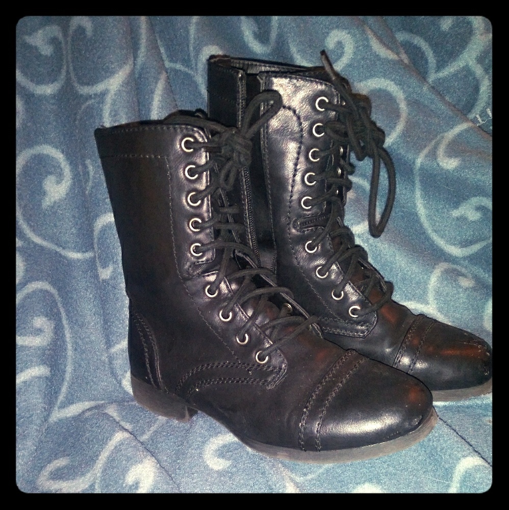 Black boots